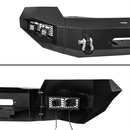 Load image into Gallery viewer, Hooke Road Ford F-150 front bumper for 2004-2008 and rear bumper for 2006-2014 Hooke Road HE.8000+HE.8203 13