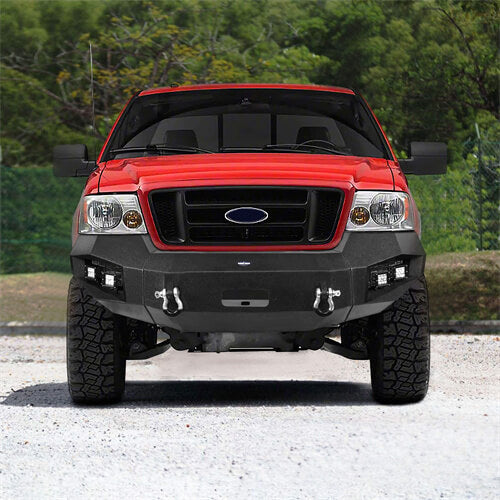 Load image into Gallery viewer, Hooke Road Ford F-150 front bumper for 2004-2008 and rear bumper for 2006-2014 Hooke Road HE.8000+HE.8203 4