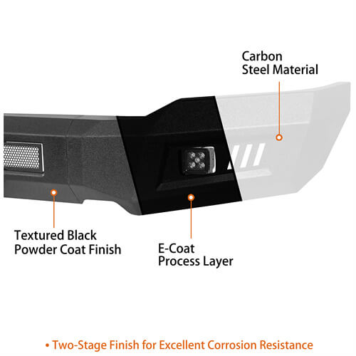 Load image into Gallery viewer, 2018-2020 Ford F-150 Full-Width Front Bumper Offroad Bumper 4x4 Truck Parts - Hooke Road b8526s 13