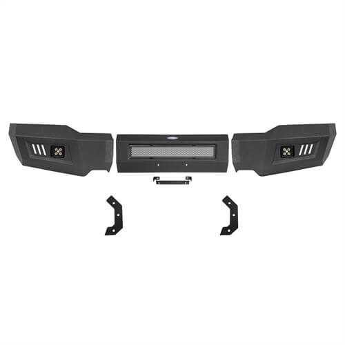 Load image into Gallery viewer, 2018-2020 Ford F-150 Full-Width Front Bumper Offroad Bumper 4x4 Truck Parts - Hooke Road b8526s 15