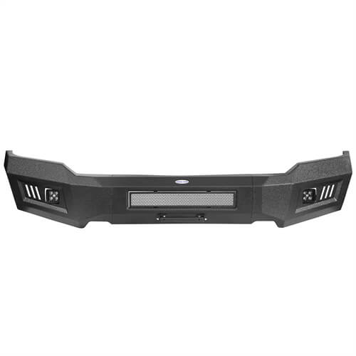 Load image into Gallery viewer, 2018-2020 Ford F-150 Full-Width Front Bumper Offroad Bumper 4x4 Truck Parts - Hooke Road b8526s 16