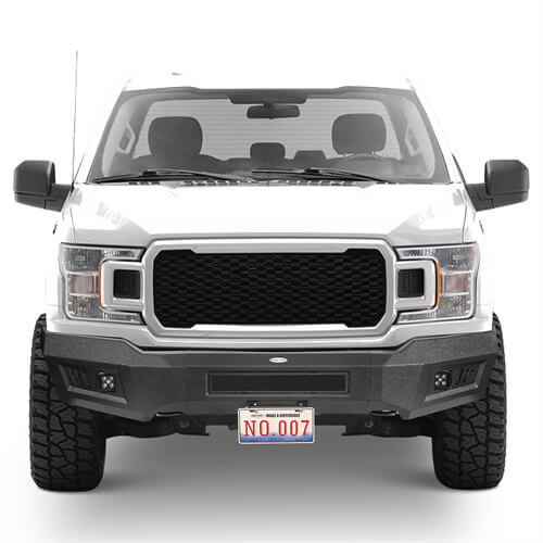 Load image into Gallery viewer, 2018-2020 Ford F-150 Full-Width Front Bumper Offroad Bumper 4x4 Truck Parts - Hooke Road b8526s 3