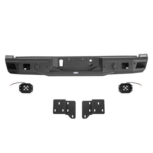 Load image into Gallery viewer, 2018-2020 Ford F-150 Rear Bumper Offroad Bumper 4x4 Truck Parts - Hooke Road b8259 19