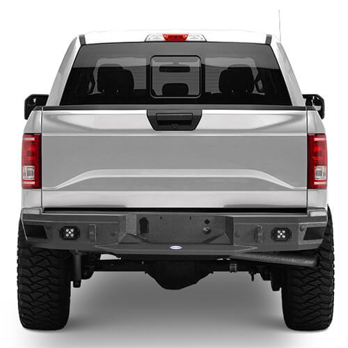 Load image into Gallery viewer, 2018-2020 Ford F-150 Rear Bumper Offroad Bumper 4x4 Truck Parts - Hooke Road b8259 4