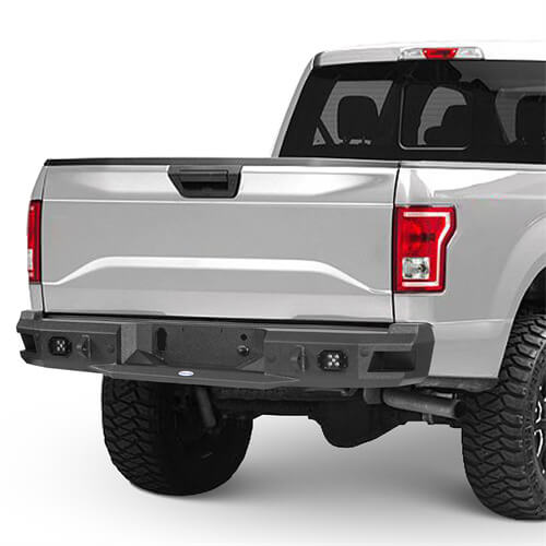 Load image into Gallery viewer, 2018-2020 Ford F-150 Rear Bumper Offroad Bumper 4x4 Truck Parts - Hooke Road b8259 6