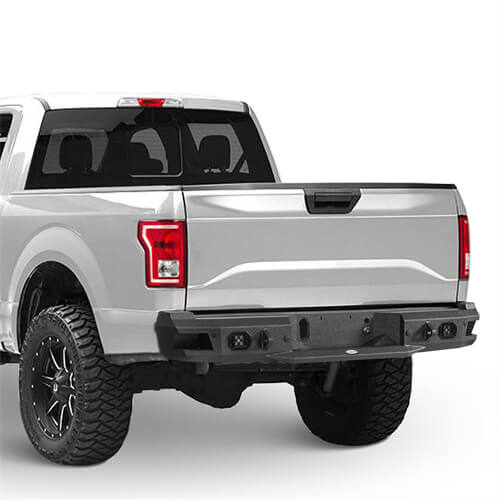 Load image into Gallery viewer, 2018-2020 Ford F-150 Rear Bumper Offroad Bumper 4x4 Truck Parts - Hooke Road b8259 7