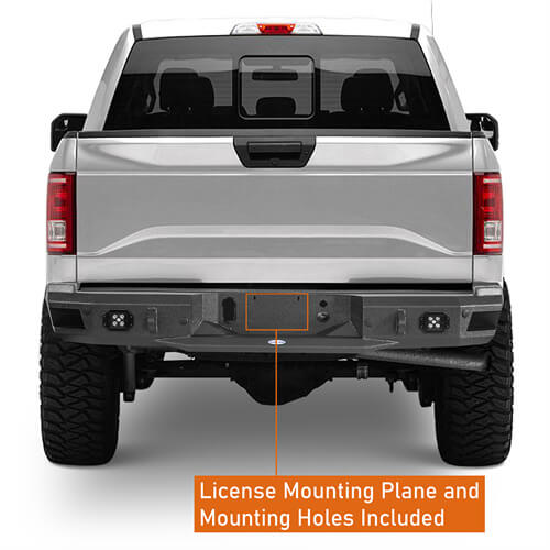 Load image into Gallery viewer, 2018-2020 Ford F-150 Rear Bumper Offroad Bumper 4x4 Truck Parts - Hooke Road b8259 9
