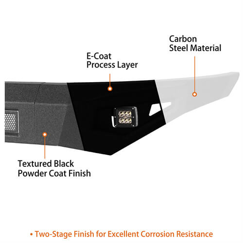 Load image into Gallery viewer, Off-Road Steel Full Width Front Bumper 4x4 truck parts For 2004-2008 Ford F-150 - Hooke Road b8002 18