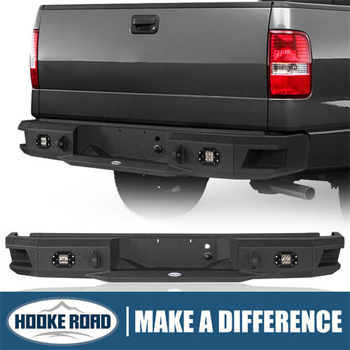 Load image into Gallery viewer, Off-Road Rear Bumper w/License Plate Light 4x4 truck parts For 2006-2008 Ford F-150 - Hooke Road b8004 1