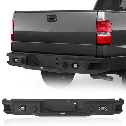 Load image into Gallery viewer, Off-Road Rear Bumper w/License Plate Light 4x4 truck parts For 2006-2008 Ford F-150 - Hooke Road b8004 2