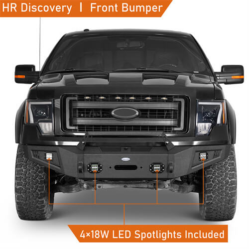 Load image into Gallery viewer, HookeRoad F-150 Ford Front Bumper for 2009-2014 Ford F-150, Excluding Raptor b8202s 9