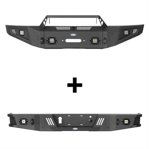 Load image into Gallery viewer, HookeRoad Ford F-150 Front Bumper & Rear Bumper Back Bumper for 2009-2014 Ford F-150 b82028204s 3