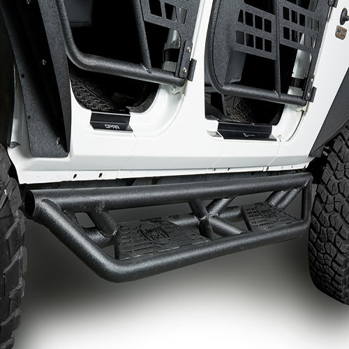 Load image into Gallery viewer, HookeRoad Jeep JK Front Bumper / Rear Bumper / Running Boards for 2007-2018 Jeep Wrangler JK Hooke Road HE.2013+3018+2030 10