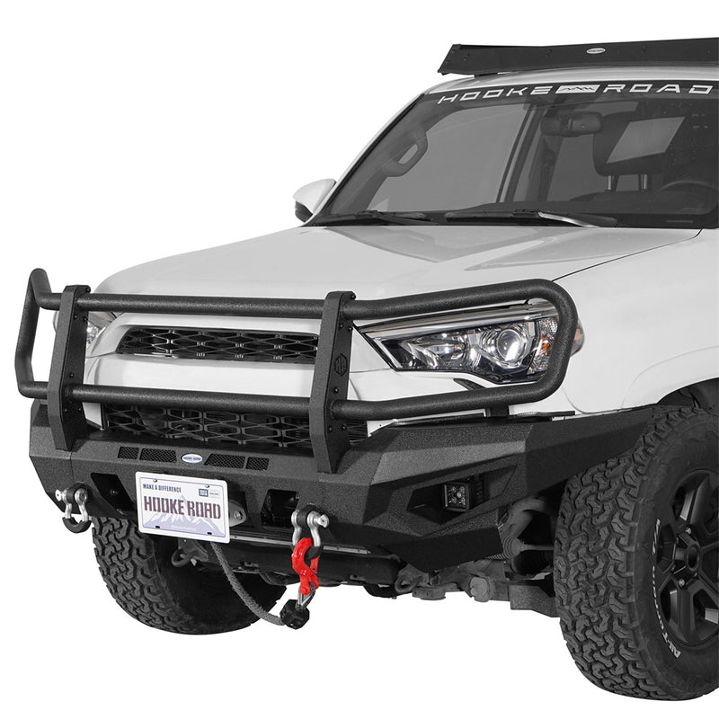 Load image into Gallery viewer, Hooke Road Front Bumper w/ Grille Guard for 2014-2024 Toyota 4Runner b9823s 2
