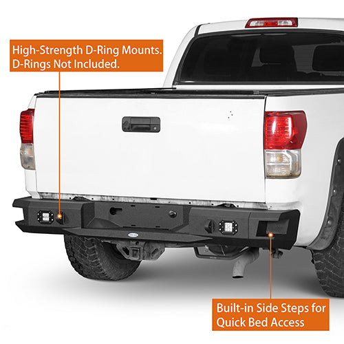 Load image into Gallery viewer, HookeRoad Front Bumper w/Hoop & Rear Bumper for 2007-2013 Toyota Tundra HookeRoad HE.5200+5201 16