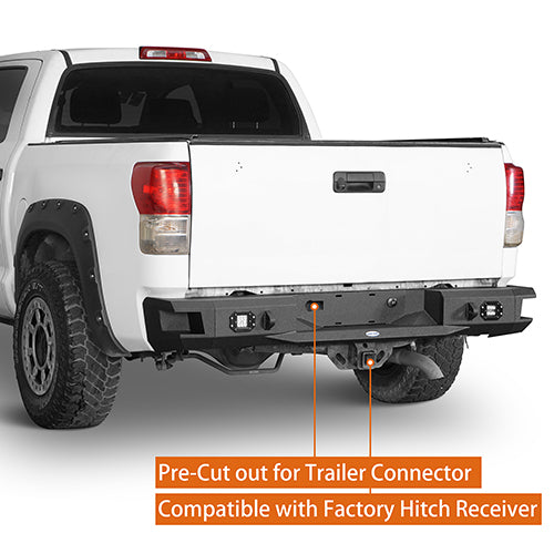 Load image into Gallery viewer, HookeRoad Front Bumper w/Hoop & Rear Bumper for 2007-2013 Toyota Tundra HookeRoad HE.5200+5201 17
