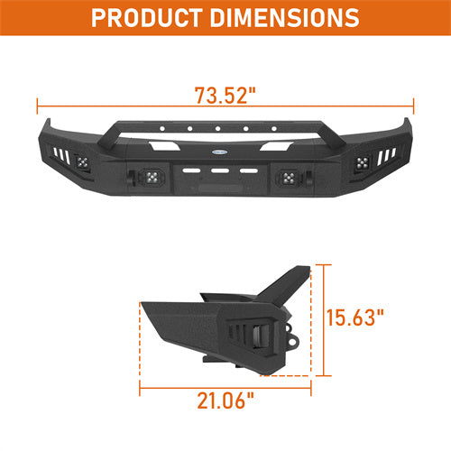 Load image into Gallery viewer, Hooke Road 1992-1999 Chevy Suburban Tahoe & GMC Yukon Front Bumper b7234s 5