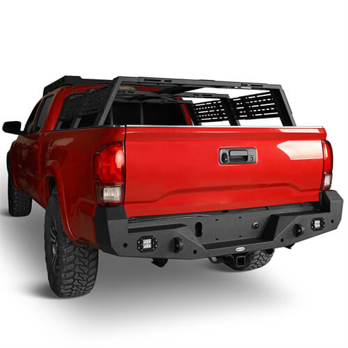 HookeRoad Tacoma Front & Rear Bumpers Combo for 2016-2023 Toyota Tacoma 3rd Gen b42034200s 6
