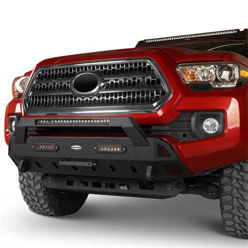 Load image into Gallery viewer, HookeRoad Tacoma Front & Rear Bumpers Combo for 2016-2022 Toyota Tacoma 3rd Gen b4203s4204 8