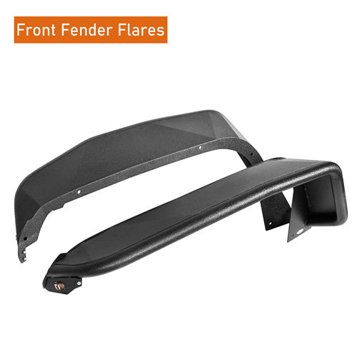 Load image into Gallery viewer, 2018-2023 Jeep JL Fender Flares Kit w/Signal Lights 4x4 Jeep Parts - Hooke Road b3053 27