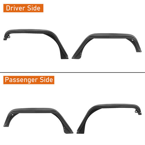 Load image into Gallery viewer, 2007-2018 Jeep JK Fender Flares Kit 4x4 Jeep Parts - Hooke Road b2086 18