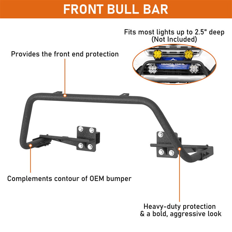 Load image into Gallery viewer, 2015-2019 Subaru Outback Front Tube Bumper Guard Light Bull Bar b4766s 7