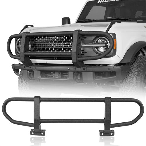 Load image into Gallery viewer, 2021-2025 Ford Bronco Full Grille Guard Front Brush Guard Hooke Road b8932s 1