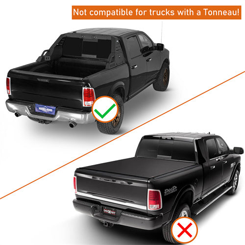 Full-Size Pickup Trucks Roll Bar Adjustable Truck Bed Roll Bar 4x4 Truck Parts - Hooke RoadFull-Size Pickup Trucks Roll Bar Adjustable Truck Bed Roll Bar 4x4 Truck Parts - Hooke Road B9910S 10