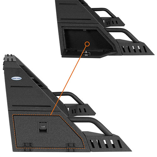Load image into Gallery viewer, Full-Size Pickup Trucks Roll Bar Adjustable Truck Bed Roll Bar 4x4 Truck Parts - Hooke RoadFull-Size Pickup Trucks Roll Bar Adjustable Truck Bed Roll Bar 4x4 Truck Parts - Hooke Road B9910S 5