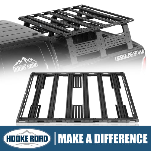 Load image into Gallery viewer, Hooke Road Truck Bed Rack Cargo Carrier for Full-Size Trucks Ford F-150 & Ram 1500 & Chevy Silverado 1500 & GMC Sierra 1500 & Toyota Tundra b9913 1