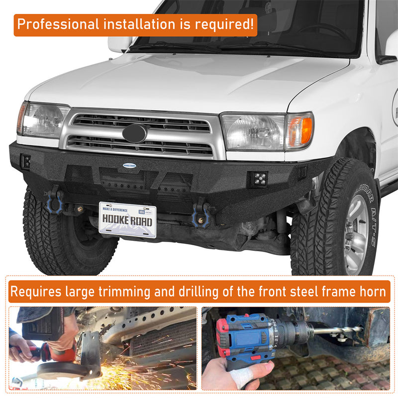 Load image into Gallery viewer, Full-Width Front Bumper 1996-2002 Toyota 4Runner Hooke Road b9758s 7