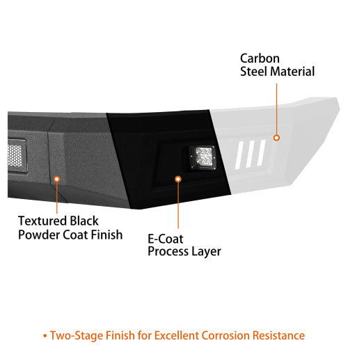Load image into Gallery viewer, Hooke Road HR Guardian Ⅱ Full Width Front Bumper for 2009-2014 Ford F-150, Excluding Raptor b8212 10