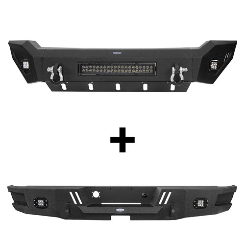 Load image into Gallery viewer, Hooke Road Full Width Front Bumper & Rear Bumper(06-08 Ram 1500) - HR