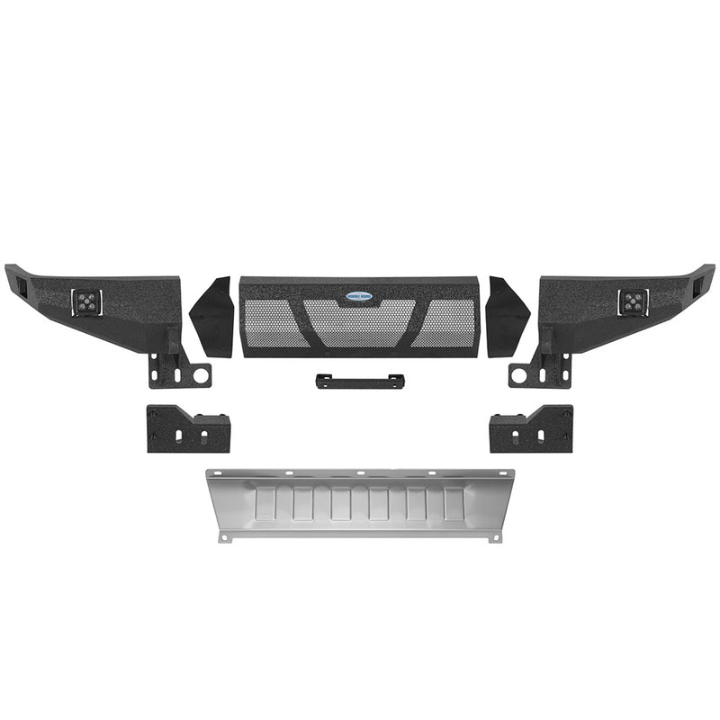 Load image into Gallery viewer, 1990-1995 Toyota 4Runner Full-Width Front Bumper with Skid Plate Hooke Road b9705s 4