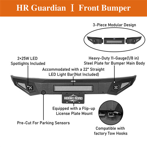 Load image into Gallery viewer, 2015-2017 Ford F-150 Front Bumper Aftermarket Bumper Pickup Truck Parts - Hooke Road b8282 11