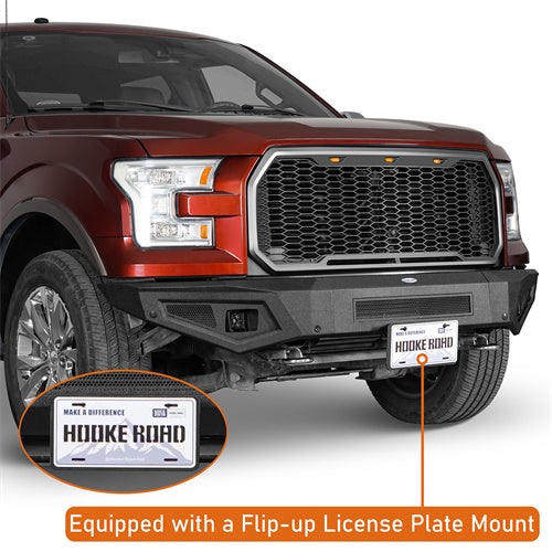 Load image into Gallery viewer, 2015-2017 Ford F-150 Front Bumper Aftermarket Bumper Pickup Truck Parts - Hooke Road b8282 6