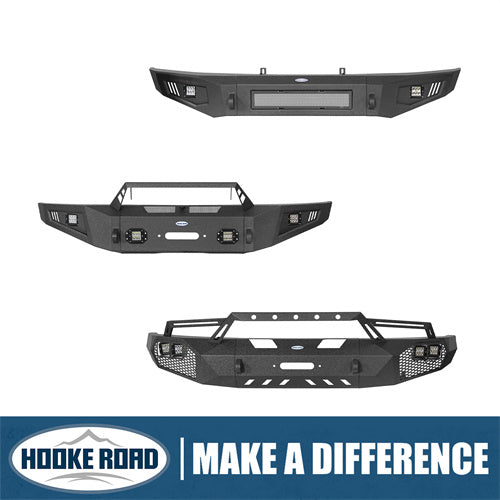 Load image into Gallery viewer, 500 × 500px HookeRoad Full Width Front Bumper for 2009-2014 Ford F-150, Excluding Raptor b820082018202s 1