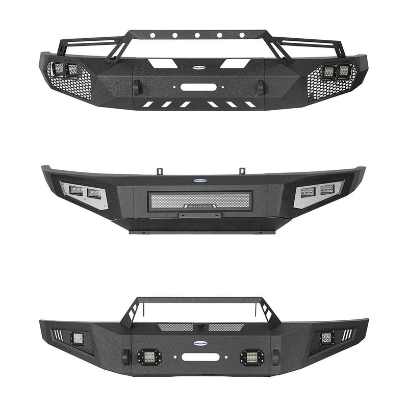 Load image into Gallery viewer, 500 × 500px HookeRoad Full Width Front Bumper for 2009-2014 Ford F-150, Excluding Raptor b820082018202s 2