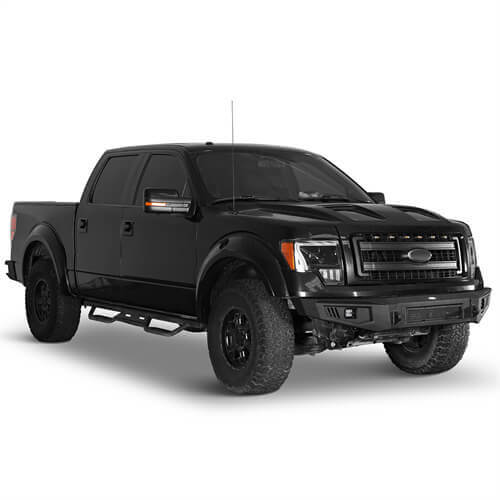 Load image into Gallery viewer, HookeRoad Full Width Front Bumper for 2009-2014 Ford F-150, Excluding Raptor b820082018202s 3