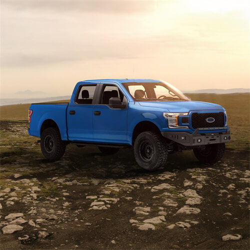 Load image into Gallery viewer, 2018-2020 Ford F-150  Full-Width Front Bumper w/ Winch Plate - Hooke Road b8255 6