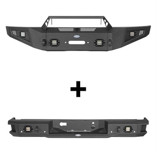 HookeRoad Ford F-150 Front Bumper & Rear Bumper for 2009-2014 Ford F-150, Excluding Raptor b82028203s 3