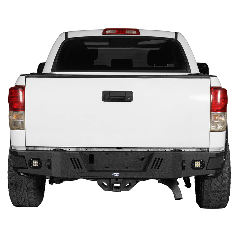 Load image into Gallery viewer, HookeRoad Full Width Front Bumper w/Winch Plate & Rear Bumper for 2007-2013 Toyota Tundra Products Hooke Road 4x4 HE.5205+HE.5206 6