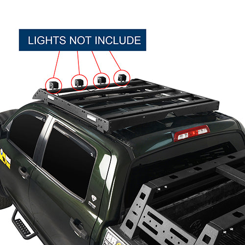Load image into Gallery viewer, HookeRoad Full Width Front Bumper / Rear Bumper / Roof Rack for 2007-2013 Toyota Tundra Crewmax HookeRoad HE.5200+5201+5202 11