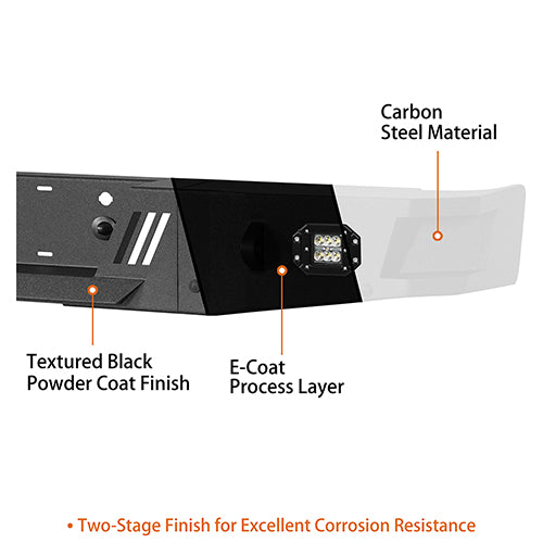 Load image into Gallery viewer, HookeRoad Ford F-150 Front Bumper / Rear Bumper / Roof Rack for 2009-2014 F-150 SuperCrew, Excluding Raptor Hooke Road HE.8205+8200+8204 30