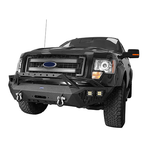 Load image into Gallery viewer, HookeRoad Ford F-150 Front Bumper / Rear Bumper / Roof Rack for 2009-2014 F-150 SuperCrew, Excluding Raptor Hooke Road HE.8205+8200+8204 3