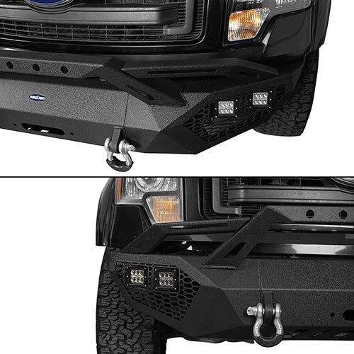 Load image into Gallery viewer, HookeRoad Ford F-150 Front Bumper / Rear Bumper / Roof Rack for 2009-2014 F-150 SuperCrew, Excluding Raptor Hooke Road HE.8205+8200+8204 6