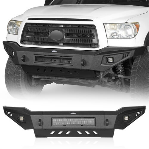 Load image into Gallery viewer, HookeRoad Front Bumper w/Skid Plate for 2007-2013 Toyota Tundra b5204s 2