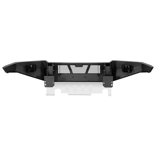 Hooke Road Full-Width Front Bumper with Skid Plate & LED Lights for 2005-2011 Toyota Tacoma b4038s 7