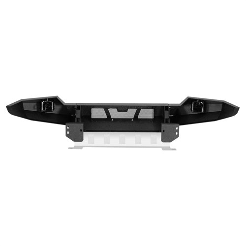 Hooke Road Full-Width Front Bumper with Skid Plate for 2016-2023 Toyota Tacoma 3rd Gen b4221s 6