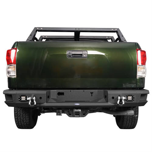 Load image into Gallery viewer, HookeRoad Full Width Front Bumper w/Skid Plate & Rear Bumper for 2007-2013 Toyota Tundra b52015204s 7